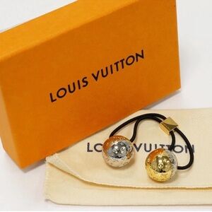 Louis Vuitton Black and Gold Hair Accessory